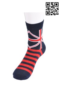SOC002 透氣棉襪 度身訂製 個性米字提花織襪 襪褲英文 襪子設計選擇 襪子生產商